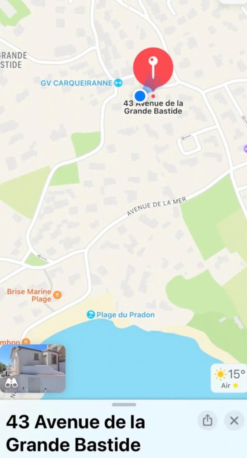 Charmant Bas De Villa Avec Terrasse A Proximite De La Plage Et Du Port Carqueiranne Buitenkant foto